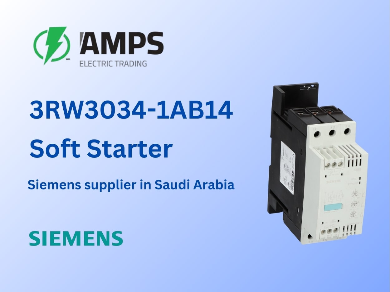 Siemens 3RW3034-1AB14 Soft Starter: Siemens supplier in Saudi Arabia